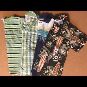 Boy’s Lot of 4 Gap Old Navy Hawaiian Shirts Sz 3T